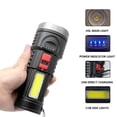 thumbnail image 6 of Bright Flashlights High Lumens, Flashlights For Emergencies, Emergency Flashlight, LED Special Forces Flashlight USB Charging Long-range Floodlight Mini Flashlight Portable Multi-purpose Household E, 6 of 9