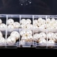 thumbnail image 4 of veasfak 79Pcs/Box Round Resin Pearl Buttons Sewing Scrapbooking Embellishment for Crafts, 4 of 9