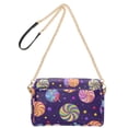 thumbnail image 2 of FORMRS Women Crossbody Purse with Chain Strap Vegan Leather Shoulder Handbag, Candy Cosmic Swirls, 2 of 7