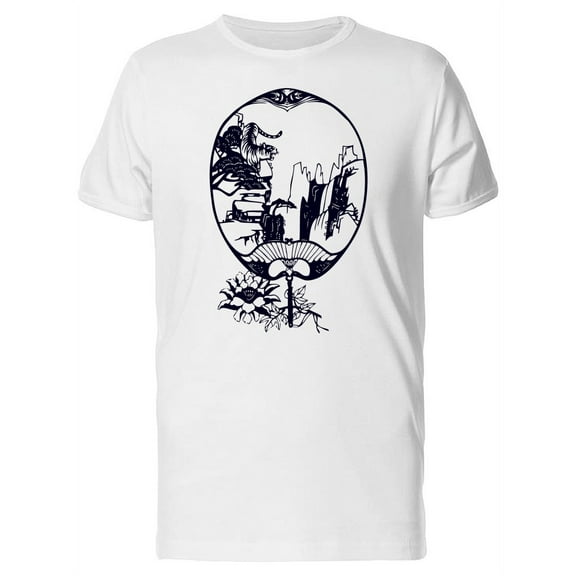 Chinese Landscape Art Tee Men's -Image by Shutterstock