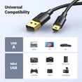 thumbnail image 2 of Cable mini USB 2.0 UGREEN de 1,8 m compatible con cámara GPS, 2 of 9