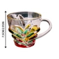thumbnail image 3 of WMQPNNS Hand Painted Glass Cup Unique Design for Home and Durable Reusable Drinking Tumbler with Patterns, 3 of 6