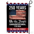thumbnail image 3 of 250 Year USA Anniversary Flag 250th Anniversary USA Flag Patriotic 4th of July We The People 1776 Yard Garden Flags For Outside 45*30CM Double Sided Outdoor Banner Decorations, 3 of 7