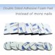 thumbnail image 4 of Double Sided Foam Pads, 50 Pcs Double Adhesive Foam Pads Strong Mounting Tape, Square and Round, White & Black, 4 of 5