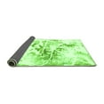 thumbnail image 2 of Ahgly Company Indoor Square Abstract Green Modern Area Rugs, 4' Square, 2 of 4