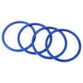 thumbnail image 1 of Paquete de 4 anillos de salida de ventilación de aire, adhesivo decorativo para cubierta, ajuste para A3, accesorios interiores de coche Azul DYNWAVEMX Cubierta del anillo de salida de ventilación de aire, 1 of 5