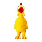 Vibrant Life Playful Buddy Yellow Chicken Dog Toy, Chew Level 2