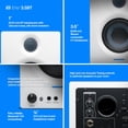 thumbnail image 4 of Monitores de estudio PreSonus Eris de 3,5 pulgadas con Bluetooth - Blanco, 4 of 7