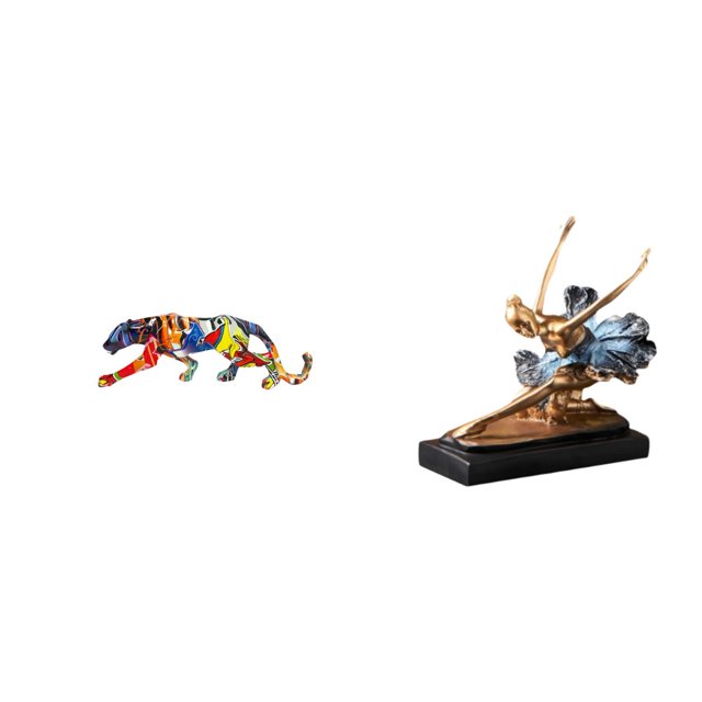 Estatua De Bailarina De Ballet, Escultura, Figura De Animal, Adorno Caminante Para Decoración De Estantería, Interior, Hogar, Regalo, Escritorio, Figura De Bailarina Para Chimenea,