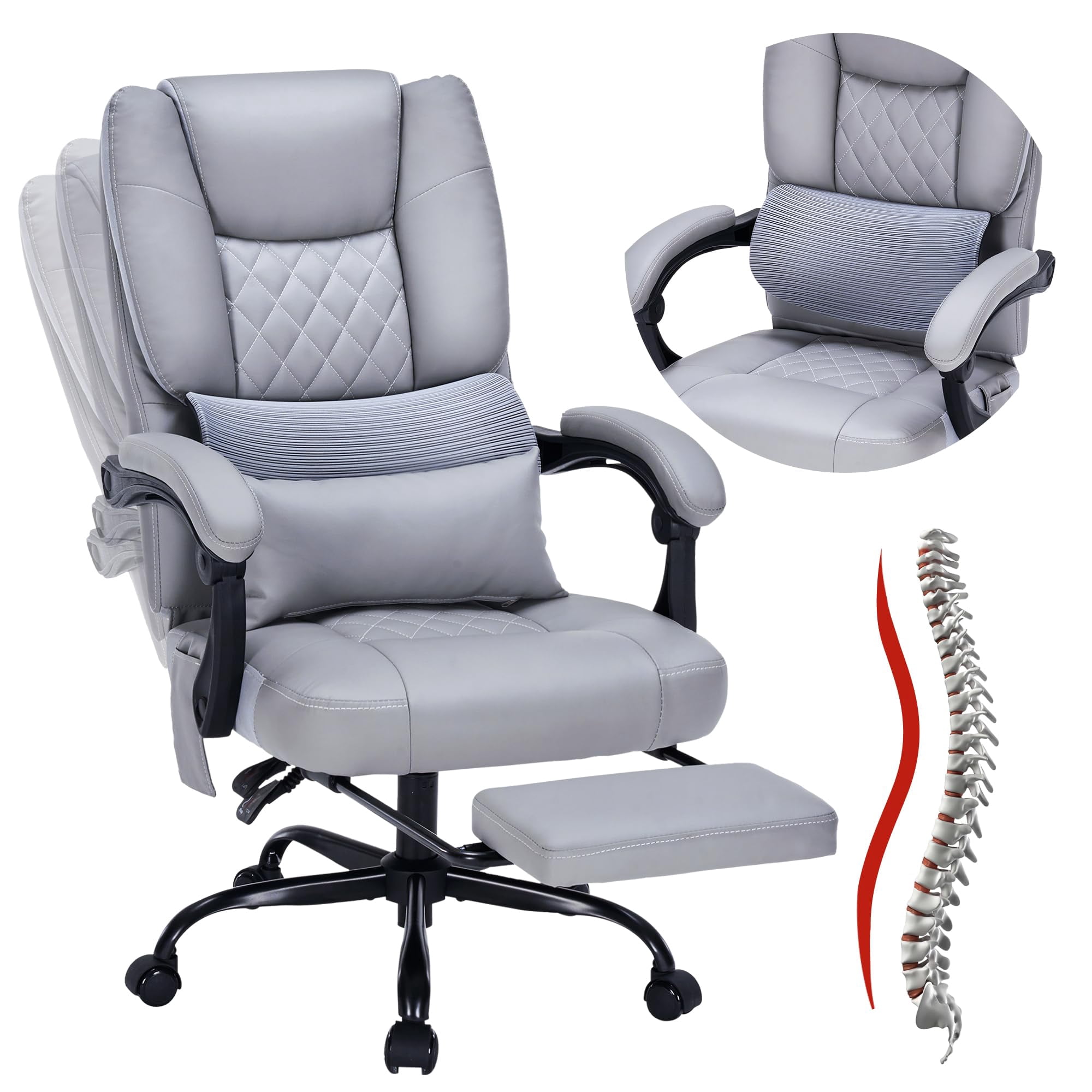 400lbs reclining office chair with product