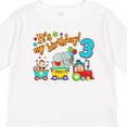 thumbnail image 4 of Inktastic It's My Birthday Circus Train 3rd Birthday Boys or Girls Long Sleeve Toddler T-Shirt, 4 of 5
