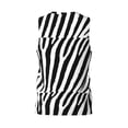 thumbnail image 2 of Rocae Zebra for Men's Basketball Jersey Lightweight and Breathable Athletic Tank Top,Quick-Drying Sports Jersey X-Large, 2 of 9