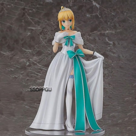 24cm Anime Fate/stay Night Black Saber Figure Heroic Formal Gown Altria Pendragon Pvc Action Figure Collection Toys Gifts