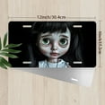 thumbnail image 2 of License Plate, Doll Portrait Decorative Front,Personalized Stainless Steel License Plate Cover For Men Women,12.2" X 6.2", 2 of 6