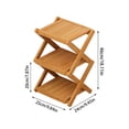 thumbnail image 3 of MKHSQHDG Today's Deals Tier Foldable Shoe Rack Organizer Shelf Space Saving Storage for Entryway Closet Bedroom Corner, 3 of 6