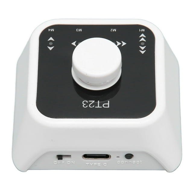 Page Turner Pedal for Computer Phone, Multimedia Controller, Easy to Use, 4 Page Flip Modes, Multi Platform Support, Type C Port Charging, Compact and Portable