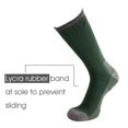 thumbnail image 2 of KAVANYISO Calcetines de senderismo de lana merino para hombre, transpirables, atléticos, gruesos (4 pares, verde, 10-13), 2 of 5