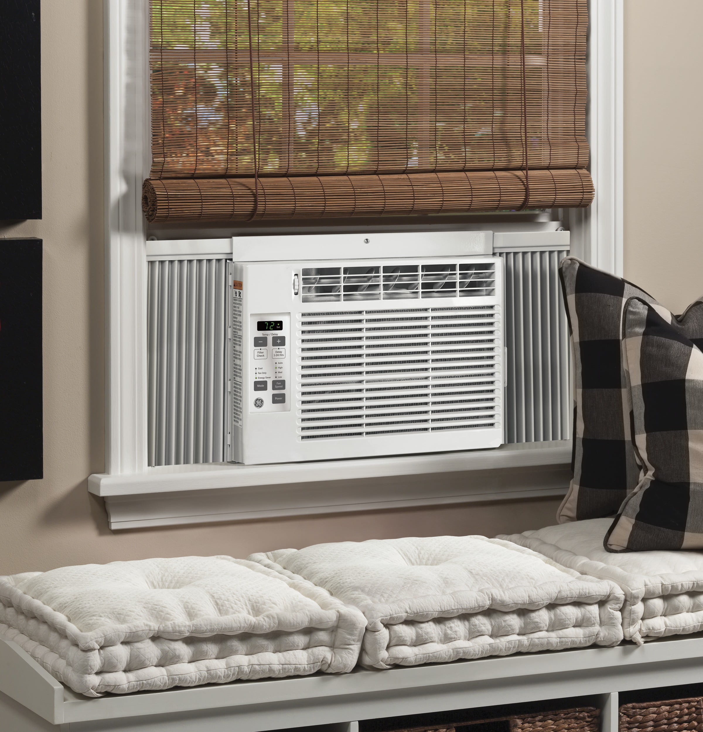 General Electric 5,000 BTU Window Air Conditioner with Remote, 115V, GE AEZ05LV