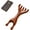 5+2-claws, variant on Golden Sandalwood Massager Tool Eye Massage Device Scalp Gua Sha Wooden Comb Forehead Massage Tools with Gift Box (5+2-Claws)