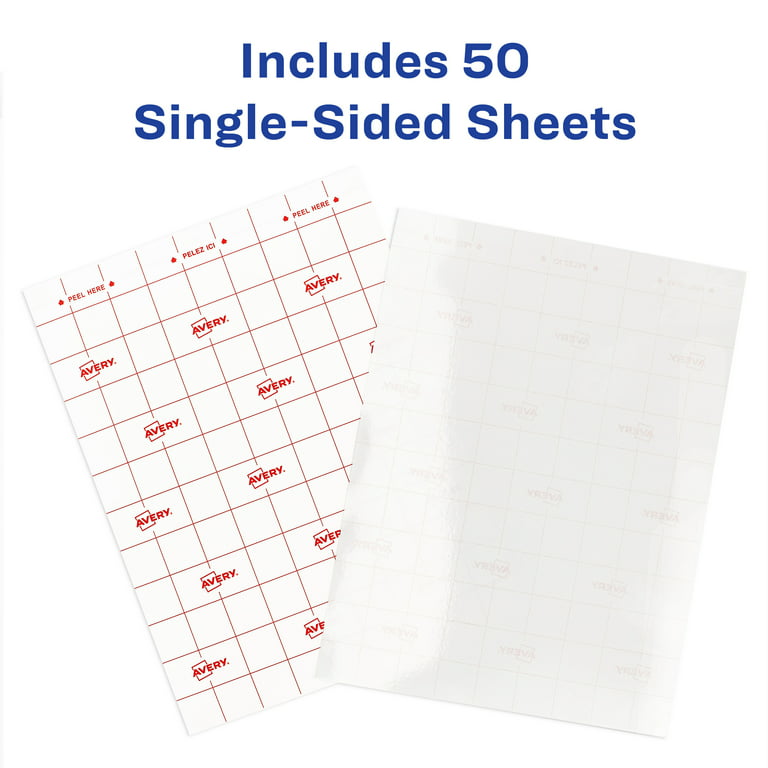 KTRIO 25-Pack Self Adhesive Laminating Sheets 8.5 x 11 Inches, 4 Mil  Thickness, Clear Self Sealing Laminate Pouches, No Heat Laminating Sheets  for