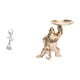 thumbnail image 1 of Figura de bailarina elegante, escultura de arte moderno con bandeja para servir. Adorno creativo de resina para la decoración de dormitorio, oficina o, 1 of 8
