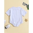 thumbnail image 3 of 4th of July Baby Girl Boy Outfits USA Short Sleeve Bubble Romper Newborn Independence Day Summer Clothes, 3 of 9