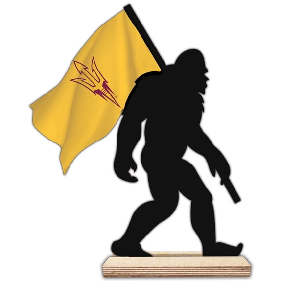 Arizona State Sun Devils 18'' Team Logo Bigfoot Silhouette Desktop Art