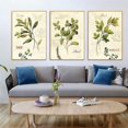 thumbnail image 3 of Leaves And Text Wall Art Canvas Print Poster,simple Retro Nature, 3 of 5