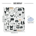 thumbnail image 4 of JSTEL Kawaii Puppy Print Dog Waterproof Barber Cape for Men Women Beard Shaving Bib Apron Professional Hair Cutting Cloth, 65 x 55 inch, 4 of 6