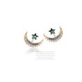 thumbnail image 3 of Minnieouse Pendientes de cristal en forma de estrella y luna para mujer y niña, pendientes de aleación, accesorios de moda para joyería Ropa, zapatos y accesorios Miscelánea Minnieouse PS10155-00, 3 of 6