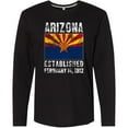 thumbnail image 3 of Inktastic Established February 14, 1912 Arizona Flag Long Sleeve T-Shirt, 3 of 5