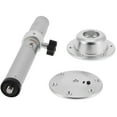 thumbnail image 1 of Desk Leg, Flat Bottom Table Pedestal Silver Telescopic  For RV Marine Boat  Motorhome, 1 of 8