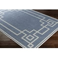 thumbnail image 4 of Hauteloom Ariton Living Room, Bedroom Patio Outdoor Area Rug - Indoor/Outdoor - Gray, White, Blue - 5'3"-Round, 4 of 11