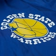 thumbnail image 5 of Men's Mitchell & Ness Royal Golden State Warriors Playmaker Full-Zip Hooded Windbreaker Jacket, 5 of 6