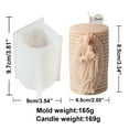 thumbnail image 4 of EXCIXING Religious Silicone Mold Beautiful Clay Ornaments Molds DIY Statue Molds Silicone Candle Mold Perfect for DIY Crafting, 4 of 17