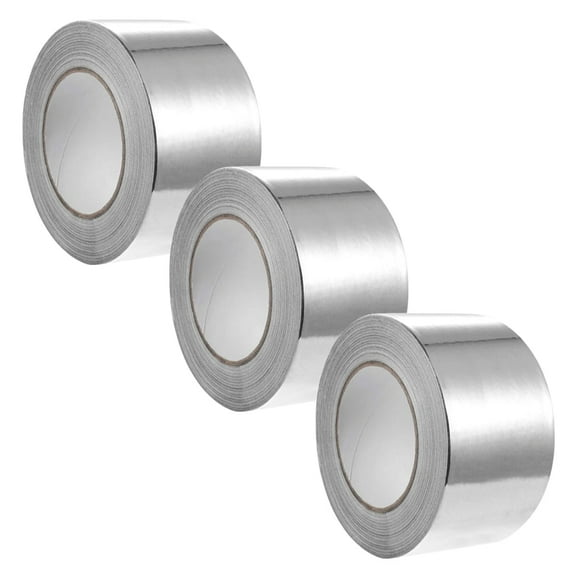 Professional Aluminum Foil Tape 3 inch x 150 feet – for HVAC, Hot and Cold Air Ducts, Insulation and More (3 Pack)