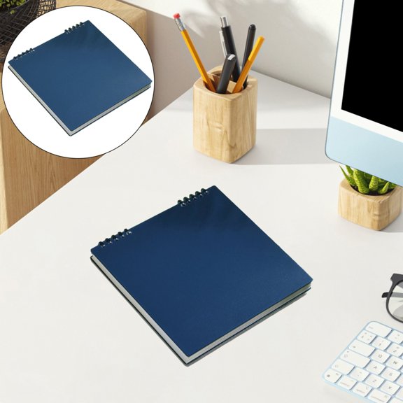 Easter Savings: Journal Notebook Memo Notebook Notepads Grids Notebook Writing Notebook for Sketching Scribbling, Notebook Journal Refillable Notebooks Plastic Blank Notebooks Dark Blue
