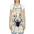 thumbnail image 3 of Pofeuu Spiders On The Web 1 Print Aprons with Pockets, Cute Aprons for Kitchen, Cooking, Server, Barber, Chef Apron, 3 of 7