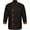Orange, variant on Men Black With Multicolours Piping Polycotton 3/4 Sleeve Chef Coat Kitchen Bakery & Proffesional Chef coat