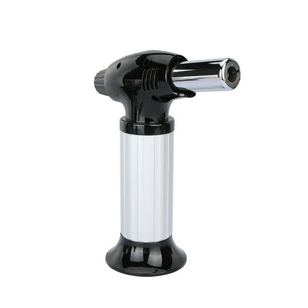 Soplete Irfora Antorcha de metal recargable para uso doméstico, cocina, llamas portátiles, encendedor de antorcha ajustable, fabricante de fuego con cerradura de seguridad para cocinar / barbacoa / ho Irfora Soplete
