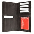 thumbnail image 6 of Genuine Eel Skin Leather Checkbook Cover Credit Card Holder ID Window E 154, 6 of 6