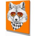 thumbnail image 2 of Fox with Mirror and Sunglasses - Contemporary Animal Art Canvas, 2 of 3
