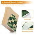 thumbnail image 5 of Yayeee Napkin Holder for Table Kitchen Paper Tissue Organization, Green Abstract Shapes, 5 of 8