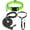 Green, variant on Dog Collar and Leash Set with Safety Seat Belt, Ideal for Walking – Fits Small to X-Large Dog (Blue-S)