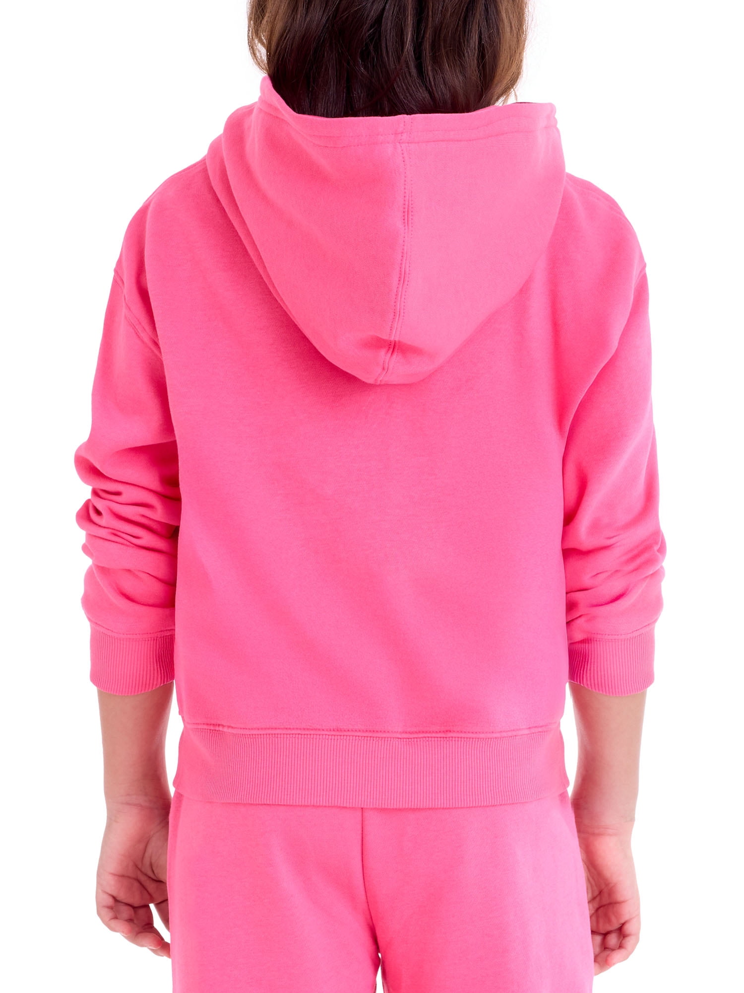 U.S. Polo Assn. Girls Fleece Zip-Up Hoodie, Sizes 4-18
