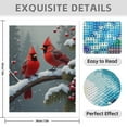 thumbnail image 3 of Diamond Art Kits for Adults - Classic Cardinal Bird Red Print No.91 5D Frameless Dimond Painting Kit for Adults Beginner, Round Diamond Kits for Home Wall Decor, Gift for Women, 3 of 7