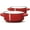 Red, variant on Ecodeco Ceramic Soup Bowls with Handles – Set of 2 (16 oz) – Red – Microwave & Oven Safe – Gift-Ready Packaging