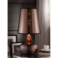 thumbnail image 2 of Ore International K-818CP 18 in. Luster Metallic Cappuccino Table Lamp, 2 of 3