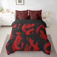 thumbnail image 2 of Castle Fairy Teenagers Graffiti Splash 7pcs Bedding Comforter Set,Abstract Stripes Queen Bedding Sets Super Cozy,Vintage Aesthetic Queen Sheet Sets,Lightweight Room Decor, 2 of 8