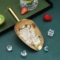 thumbnail image 2 of Gold Ice Scoop, Fashion Ice Cream Scoop, Premium Stainless Steel Cookie Scoop, Dog Food Scoop, Sturdy Flour Scoop, Utility Candy Scoop, Dishwasher Safe (6oz/9 Inch), 2 of 7